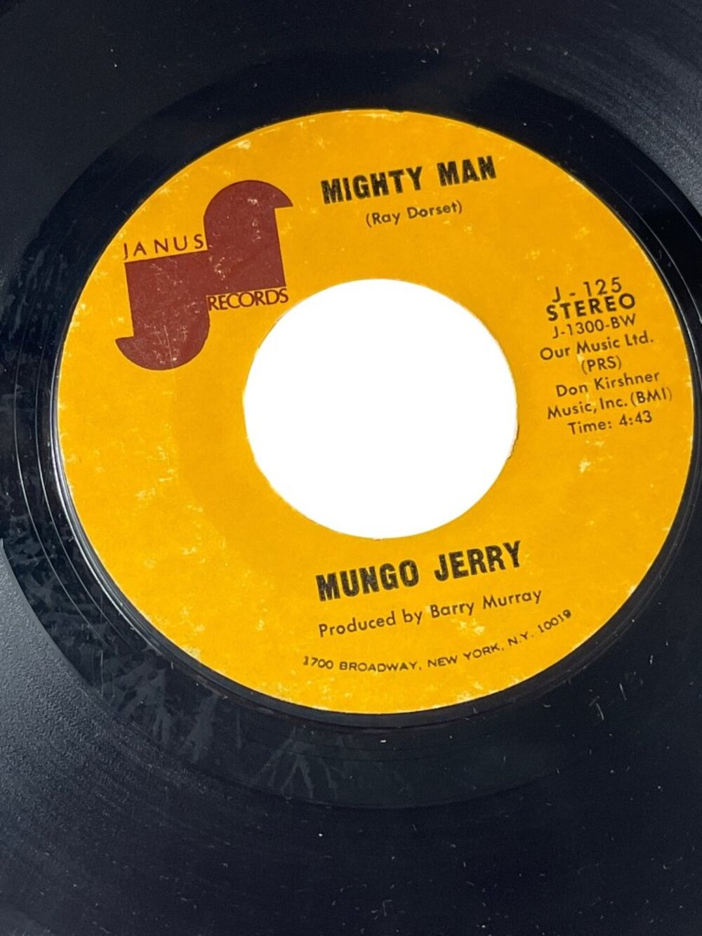 Mungo Jerry Vinyl 45 RPM Record "In The Summertime" & "Mighty Man" R130 - Picture 3 of 4